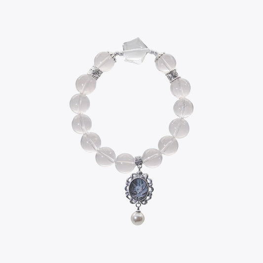 Nine-Tailed Fox Pendant · Ink Snow Crystal Bracelet