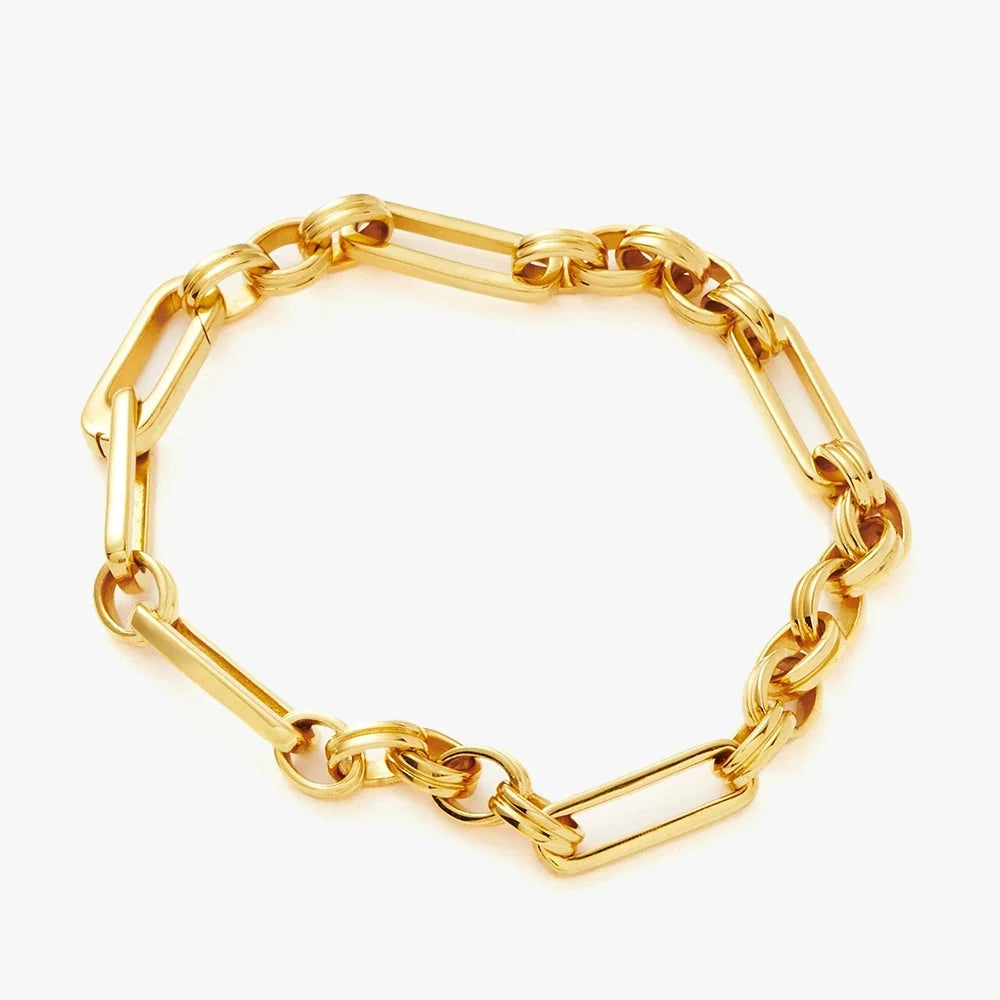 18K Gold Vermeil Axiom Chain Bracelet