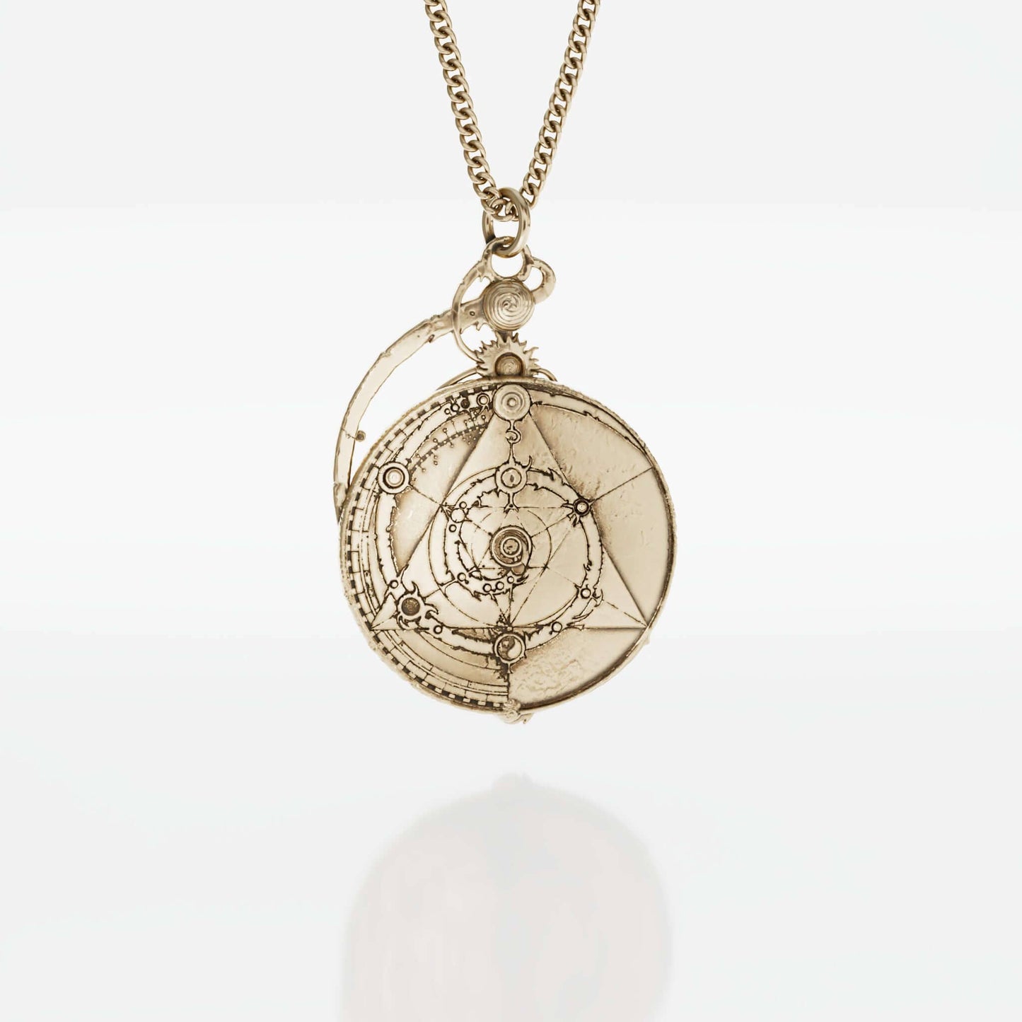 The Dark Crystal Mystic Spiral Constellation Mandala Necklace