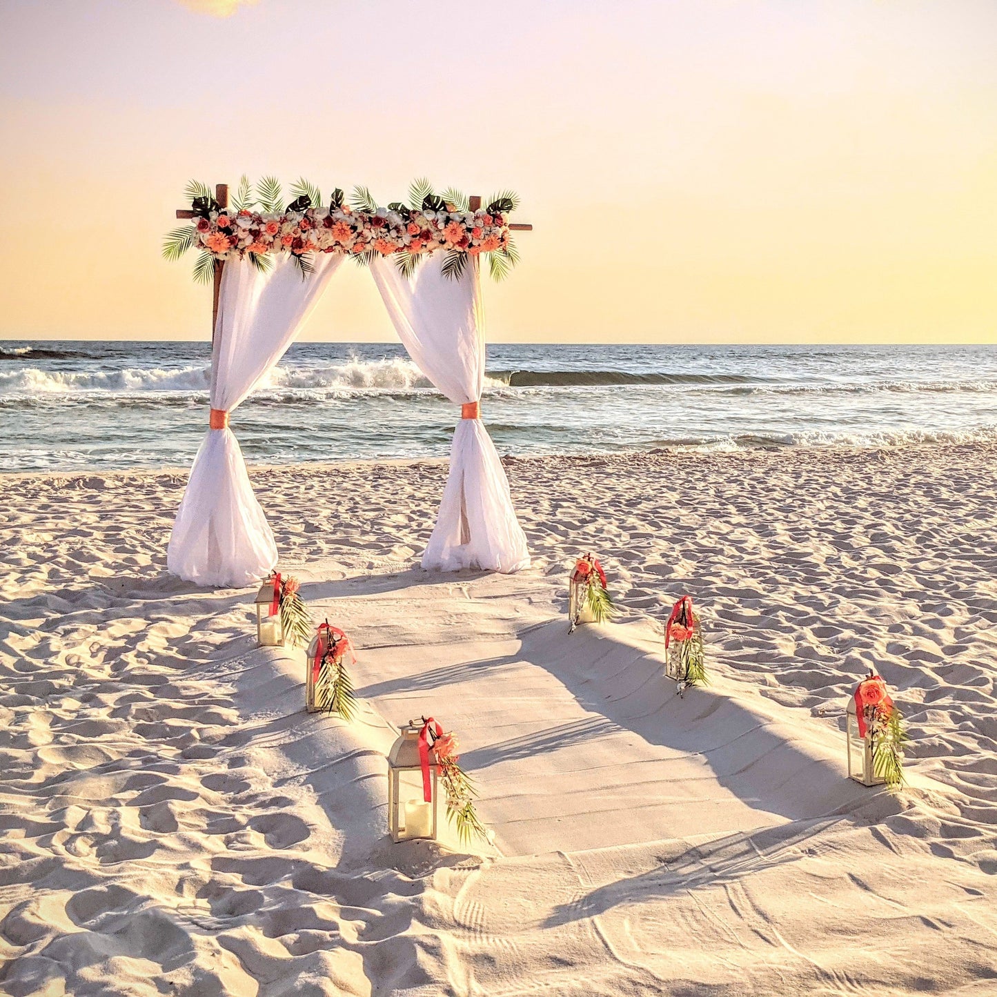 2 Post Bamboo Wedding Arbor