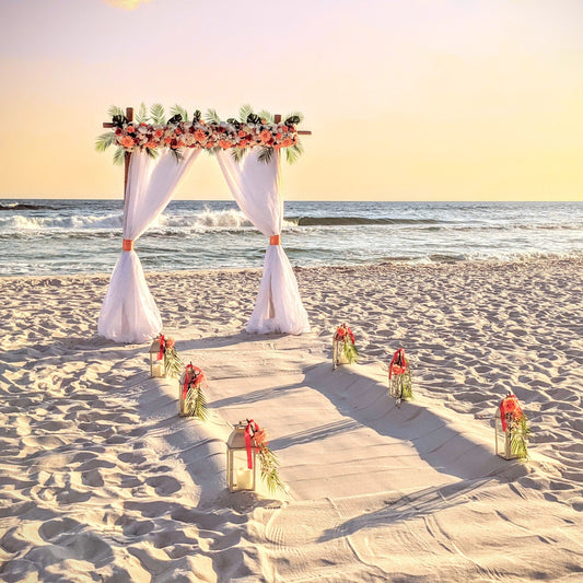 2 Post Bamboo Wedding Arbor