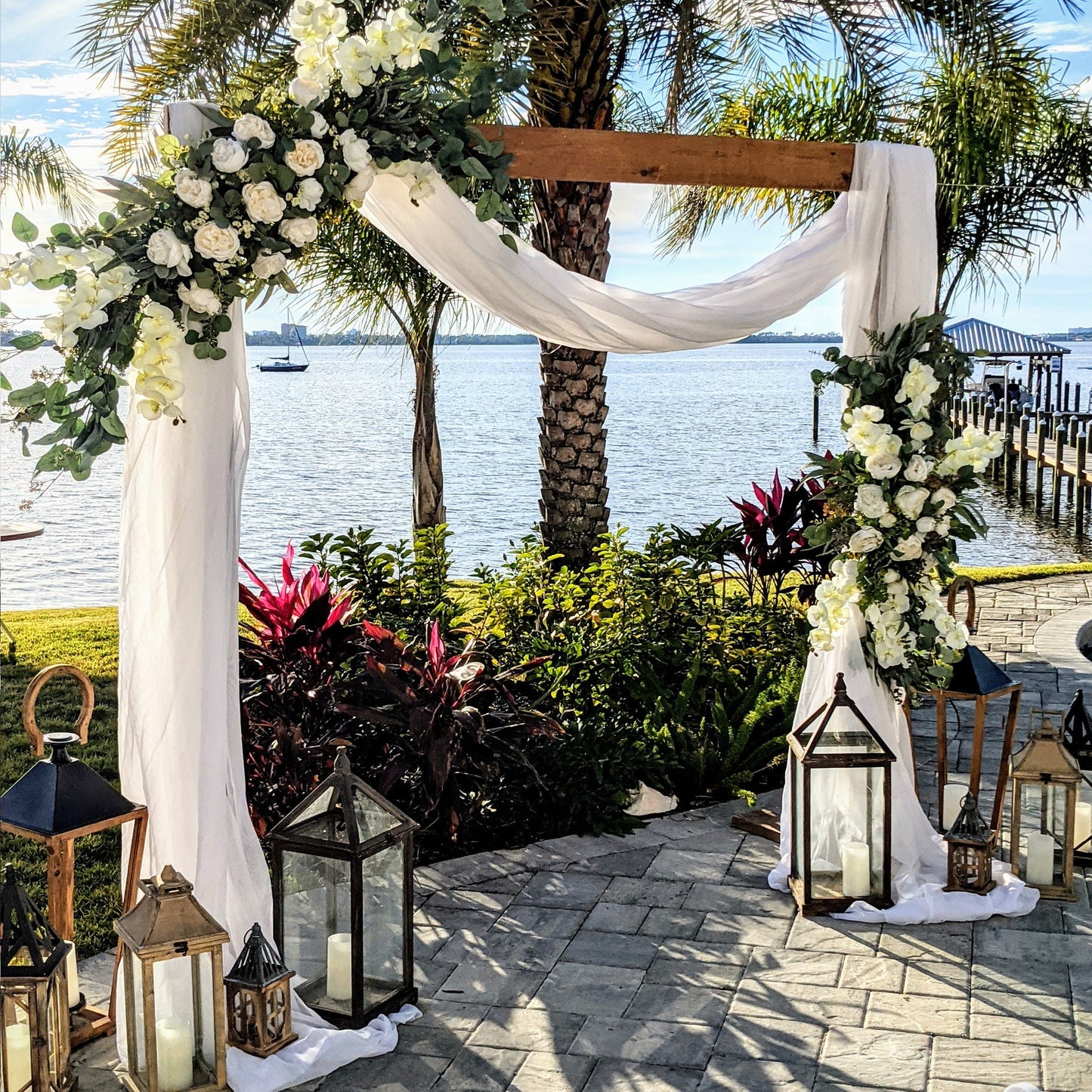 Two Post Wooden Arbor