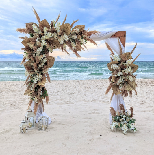 Two Post Wooden Arbor