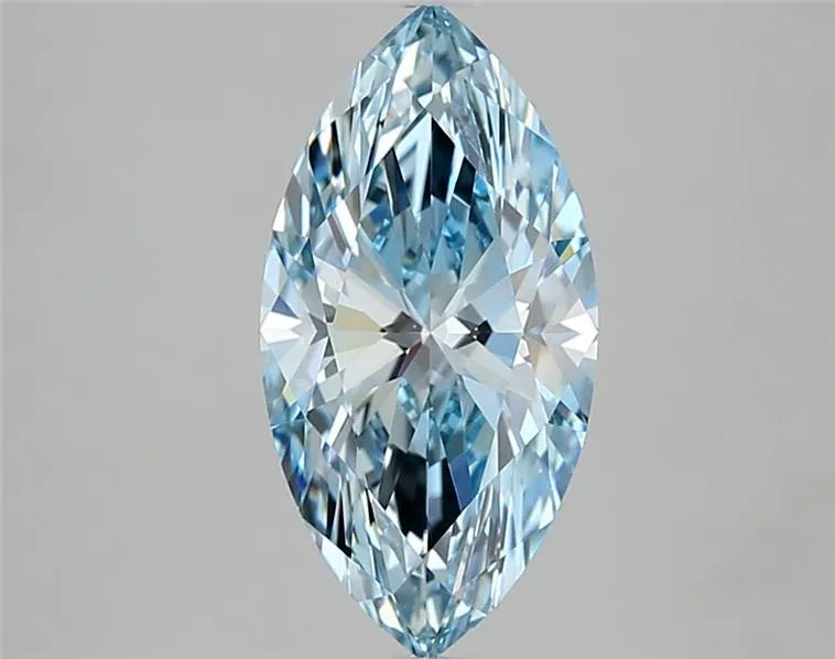 2.02ct Marquise Lab Grown Diamond (Colour Fancy Intense Blue, Clarity VVS1, IGI Certified)