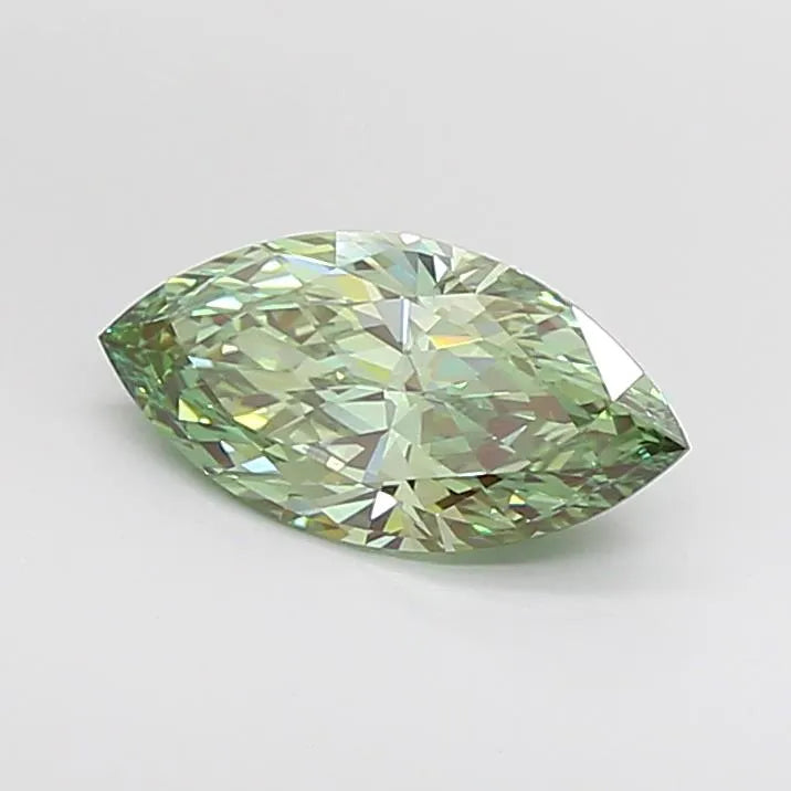2.02ct Marquise Lab Grown Diamond (Colour Fancy Vivid Green, Clarity VVS2, IGI Certified)
