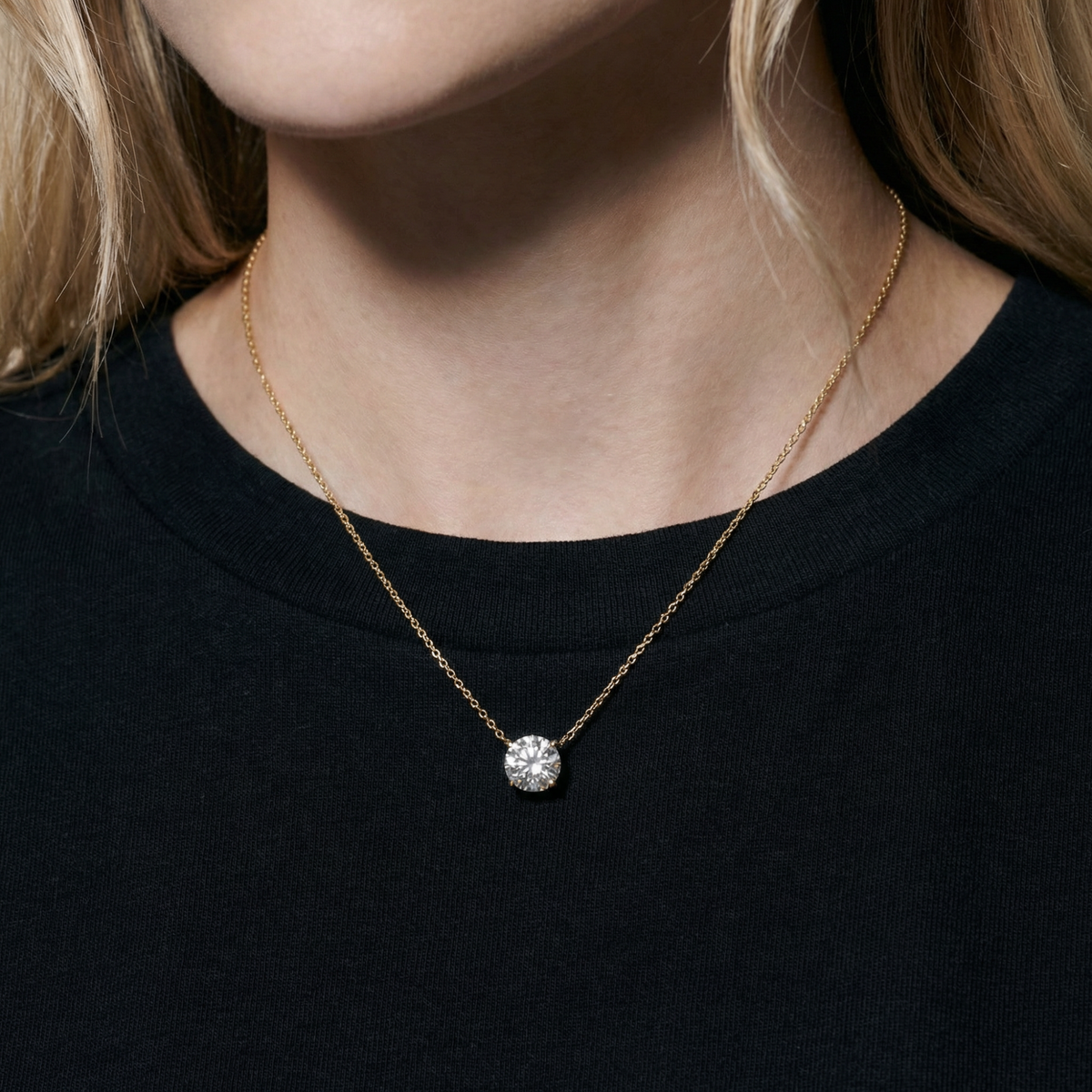 The Certified Sol Necklace | 2 CT | Lab-Grown Diamond