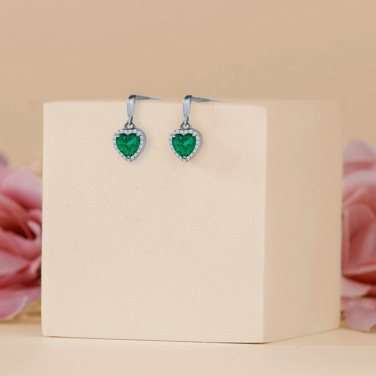 Forever Heart 1.25 Carat Birthstone Earrings