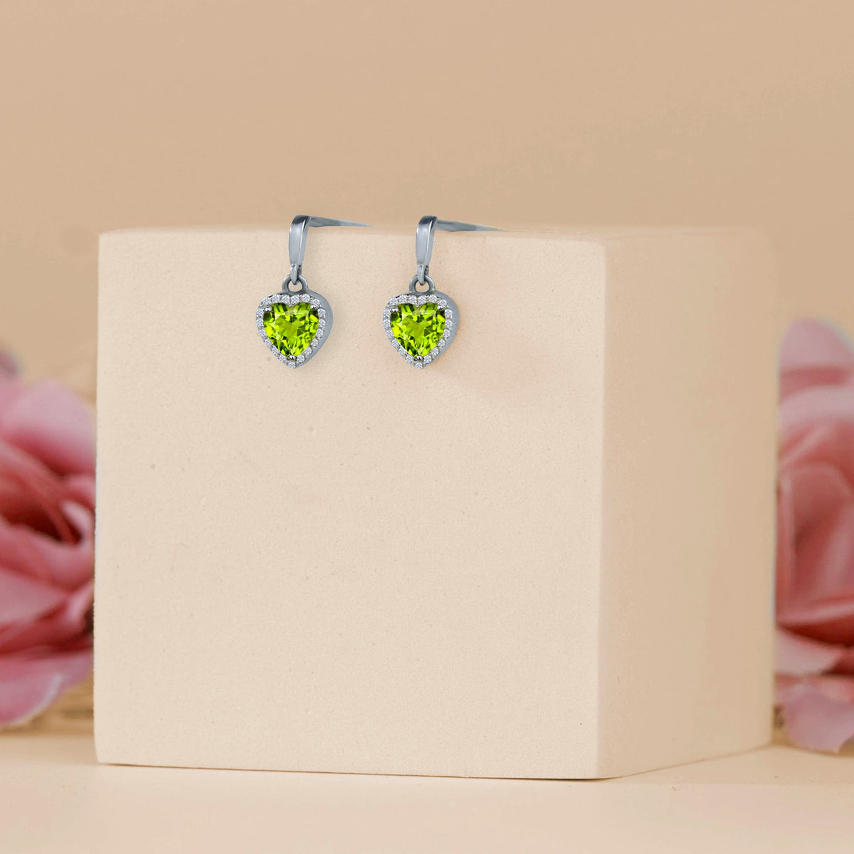 Forever Heart 1.25 Carat Birthstone Earrings