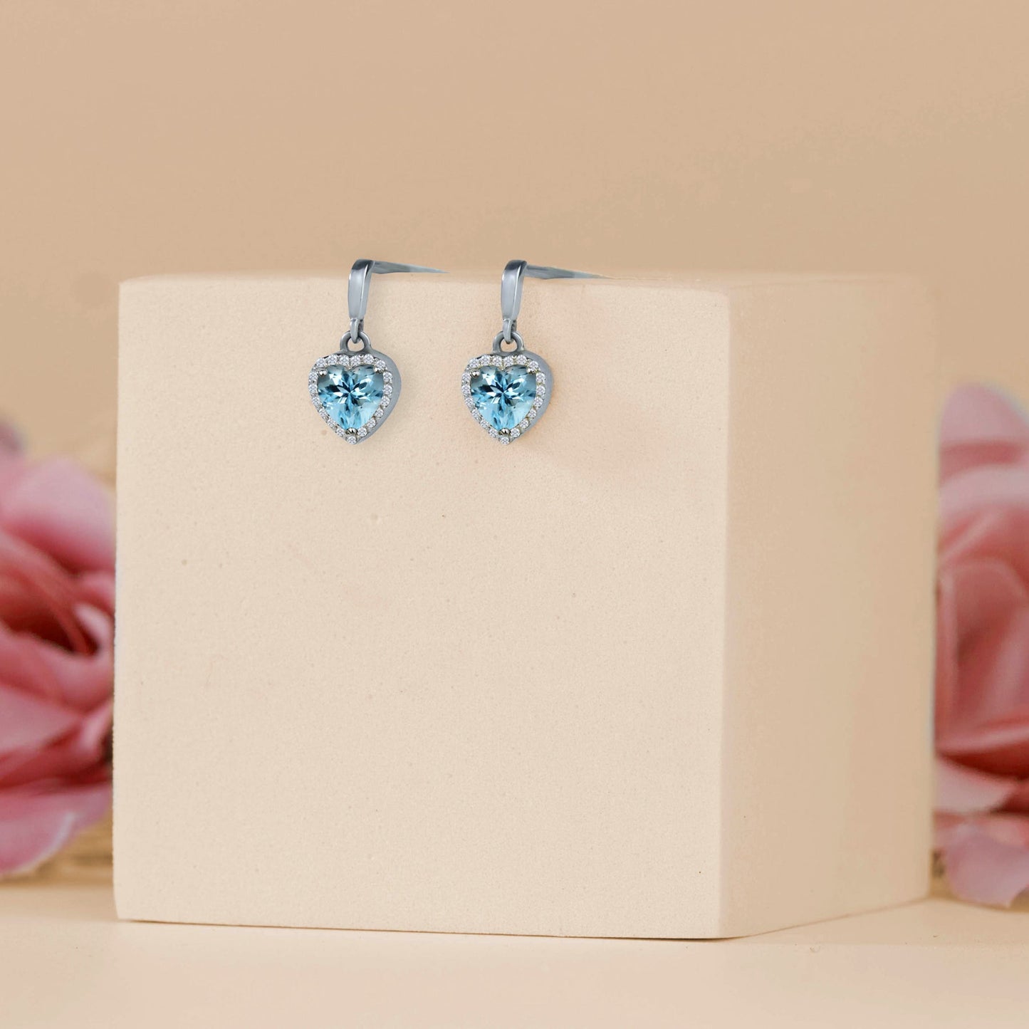 Forever Heart 1.25 Carat Birthstone Earrings