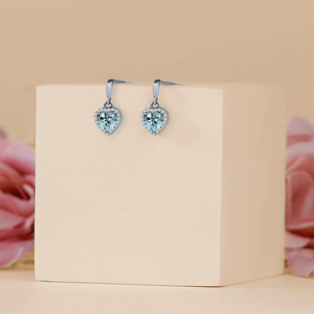 Forever Heart 1.25 Carat Birthstone Earrings