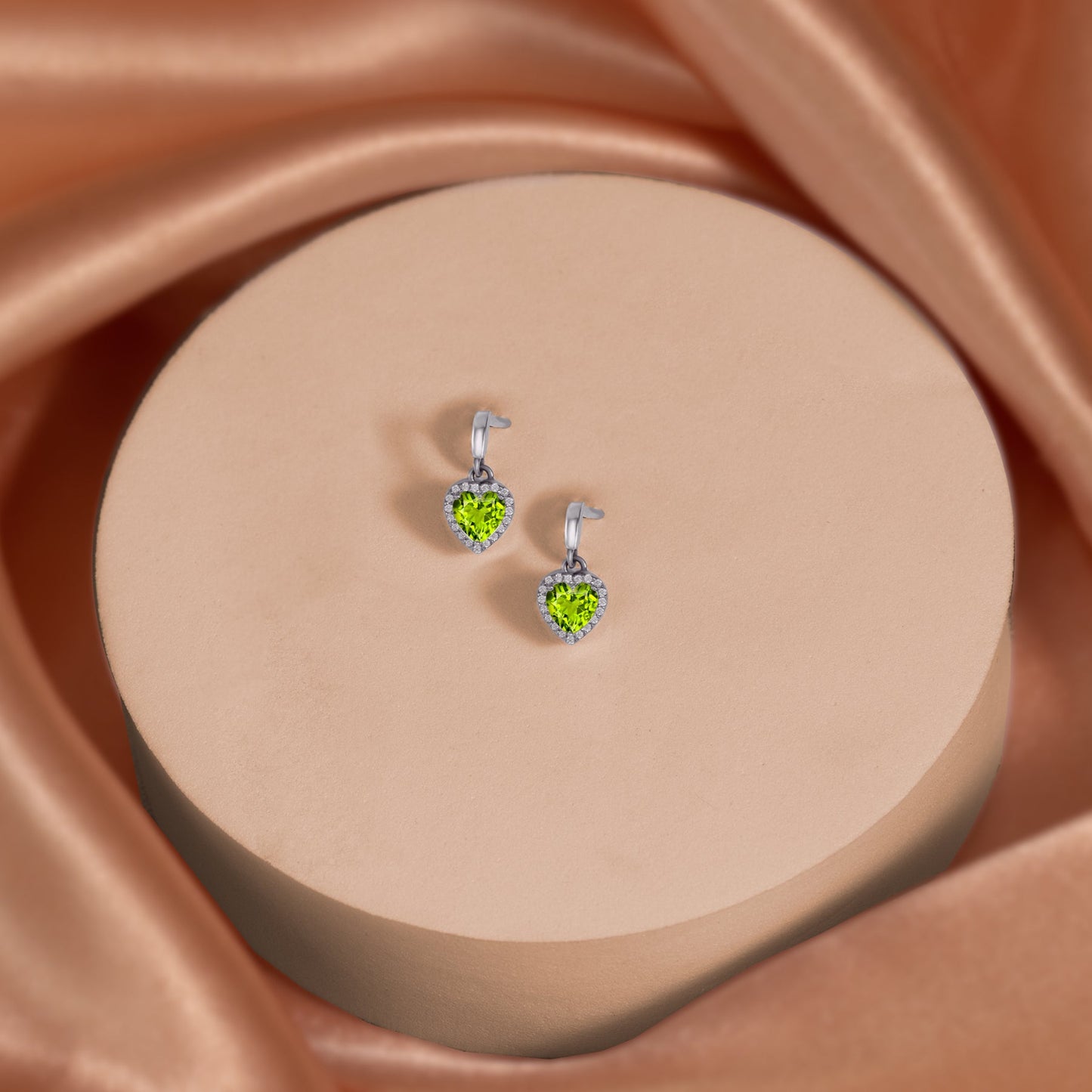 Forever Heart 1.25 Carat Birthstone Earrings