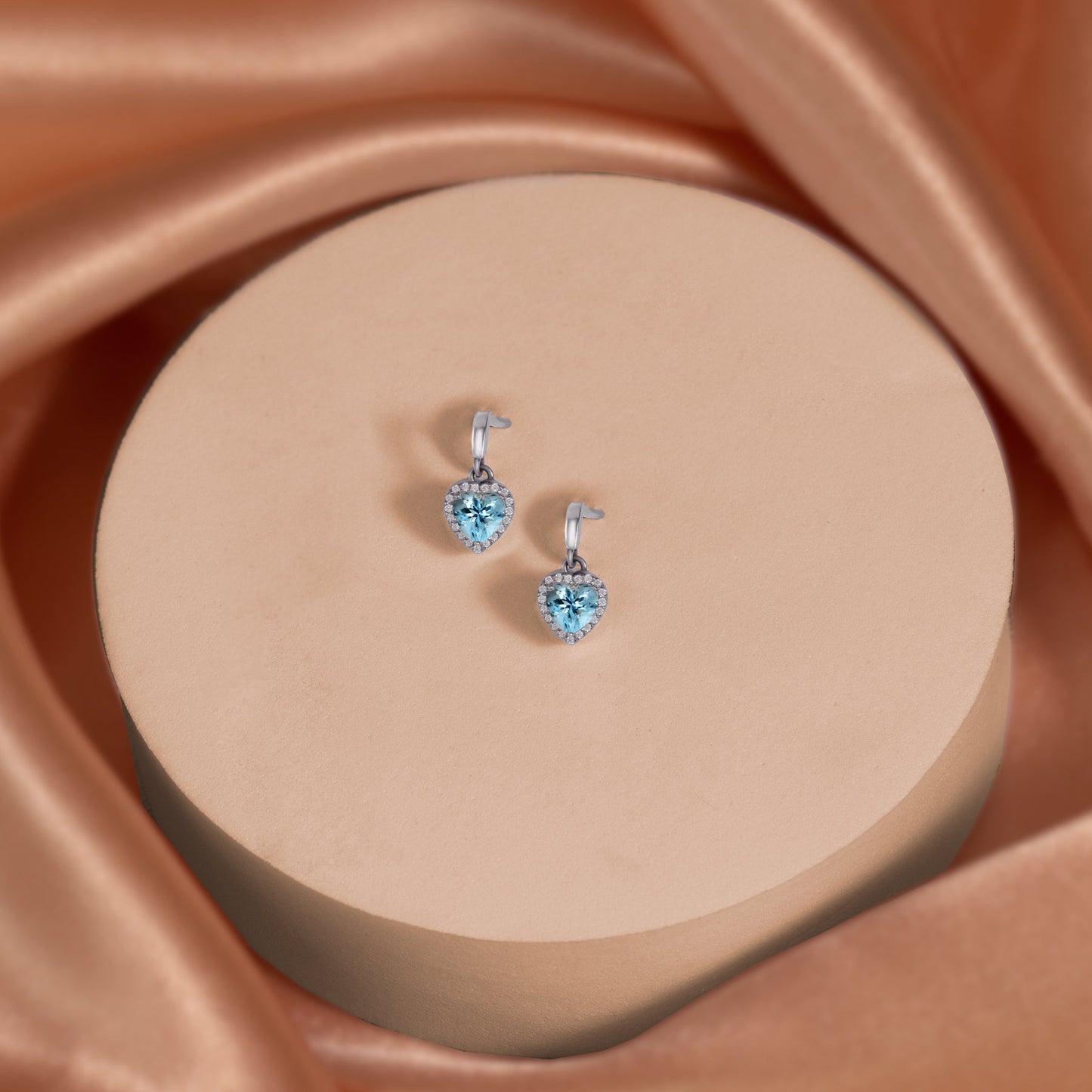 Forever Heart 1.25 Carat Birthstone Earrings