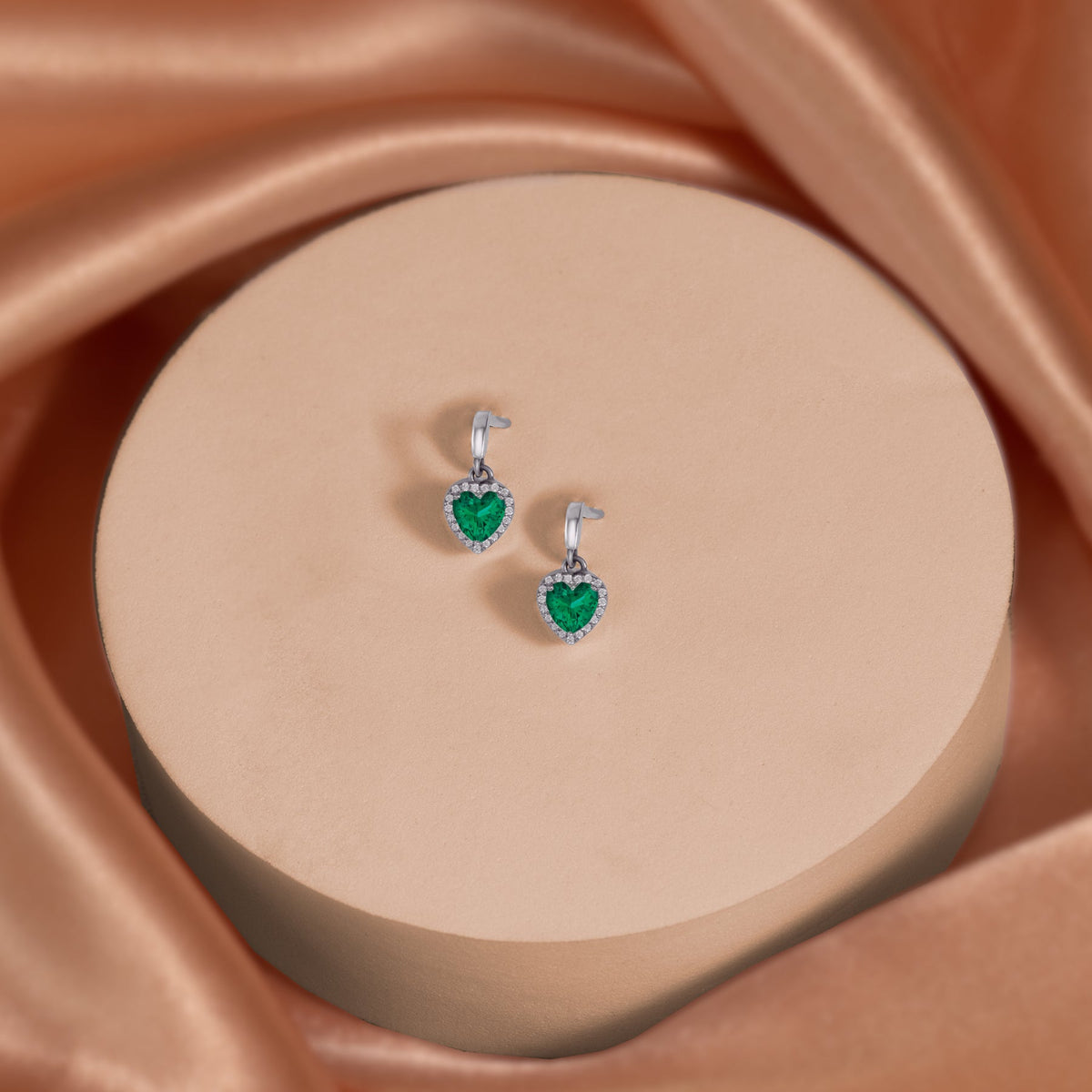 Forever Heart 1.25 Carat Birthstone Earrings