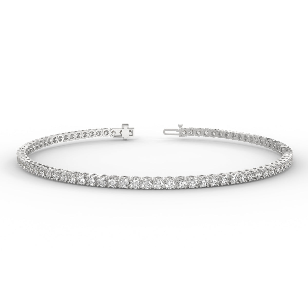 2 ctw Diamond Tennis Bracelet in 14K White Gold