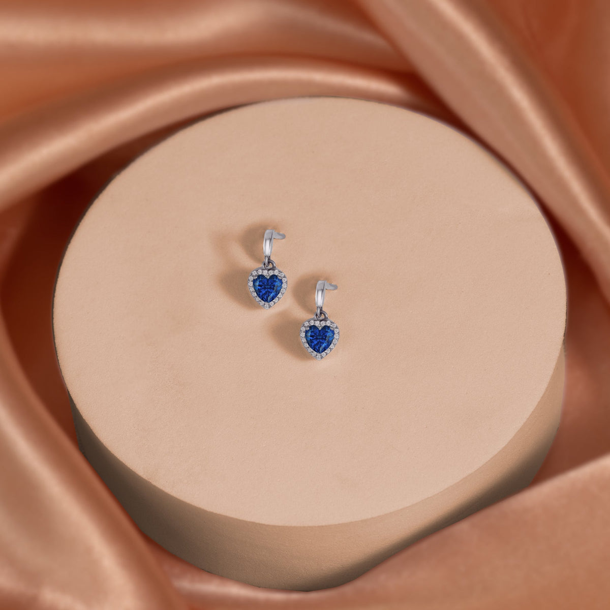 Forever Heart 1.25 Carat Birthstone Earrings