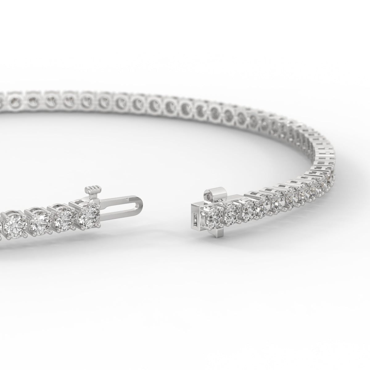 2 ctw Diamond Tennis Bracelet in 14K White Gold