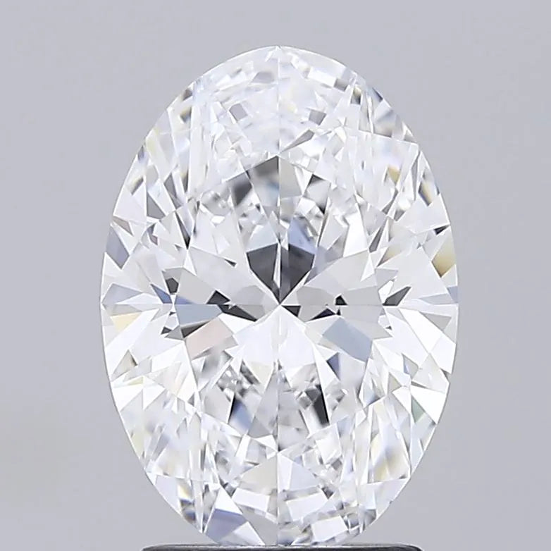 2.52ct Oval Lab Grown Diamond (Colour D, Clarity FL, IGI Certified)