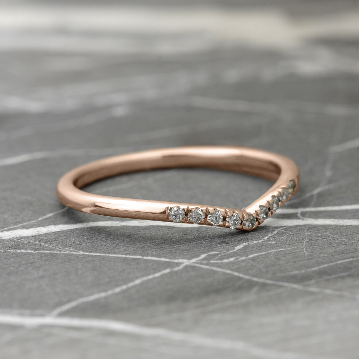 Vivian Wedding Ring, 9 Diamond
