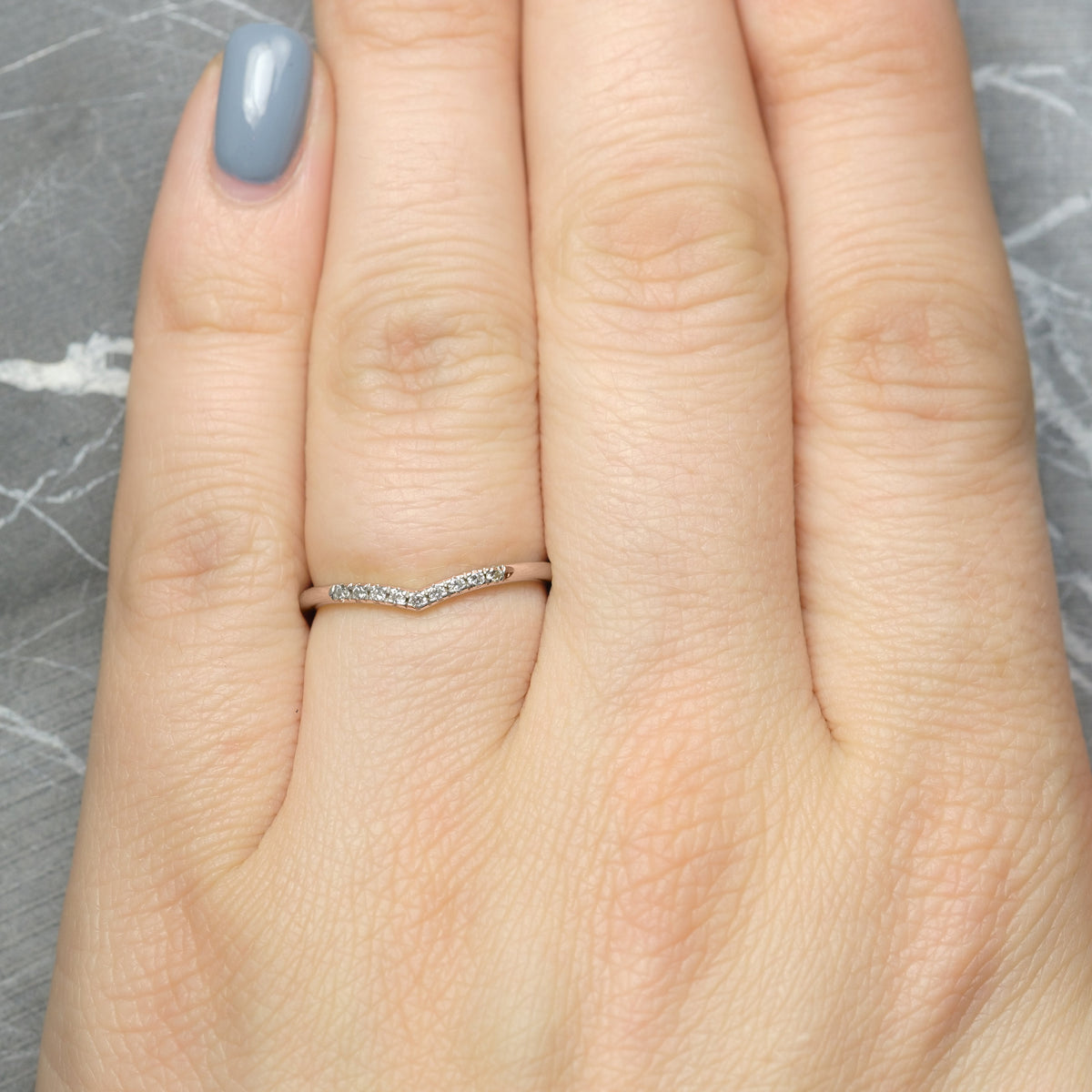 Vivian Wedding Ring, 9 Diamond
