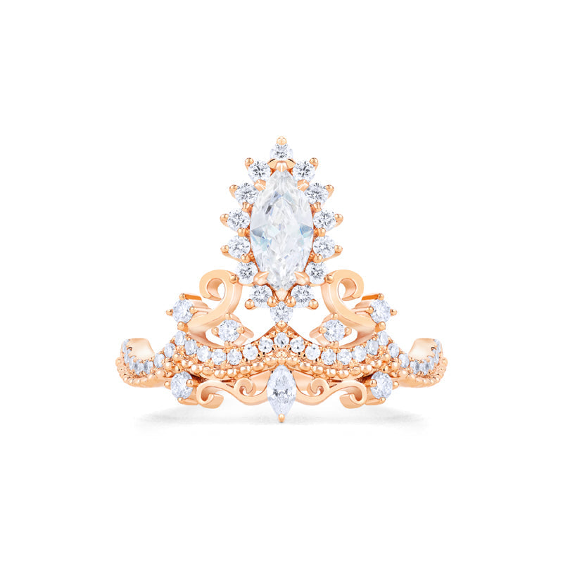 [Versailles] Le Chateau Marquise Engagement Ring in Diamond / Moissanite