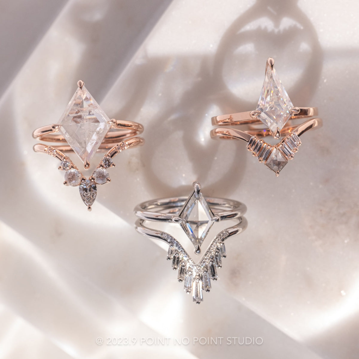 Kite Lab Diamond Engagement Ring, Lark Setting