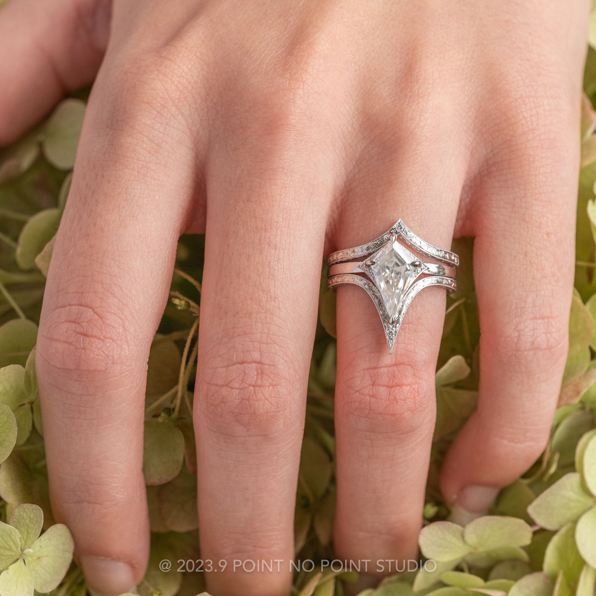 Kite Lab Diamond Engagement Ring, Aela Setting