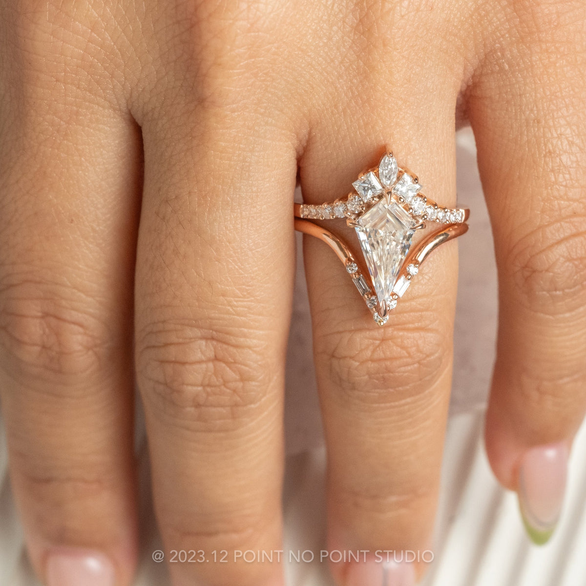 Kite Lab Diamond Engagement Ring, Willa Setting