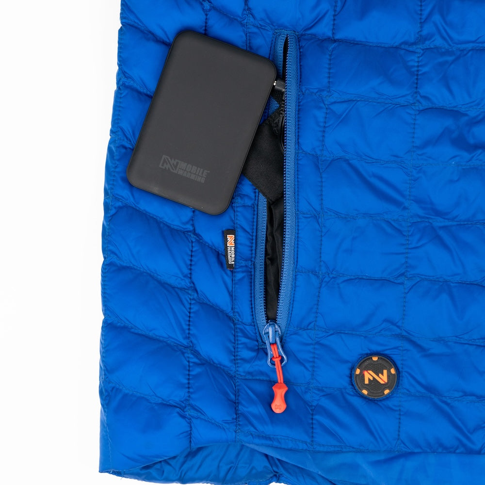 Backcountry Men's Heated Vest Buffalo Blue