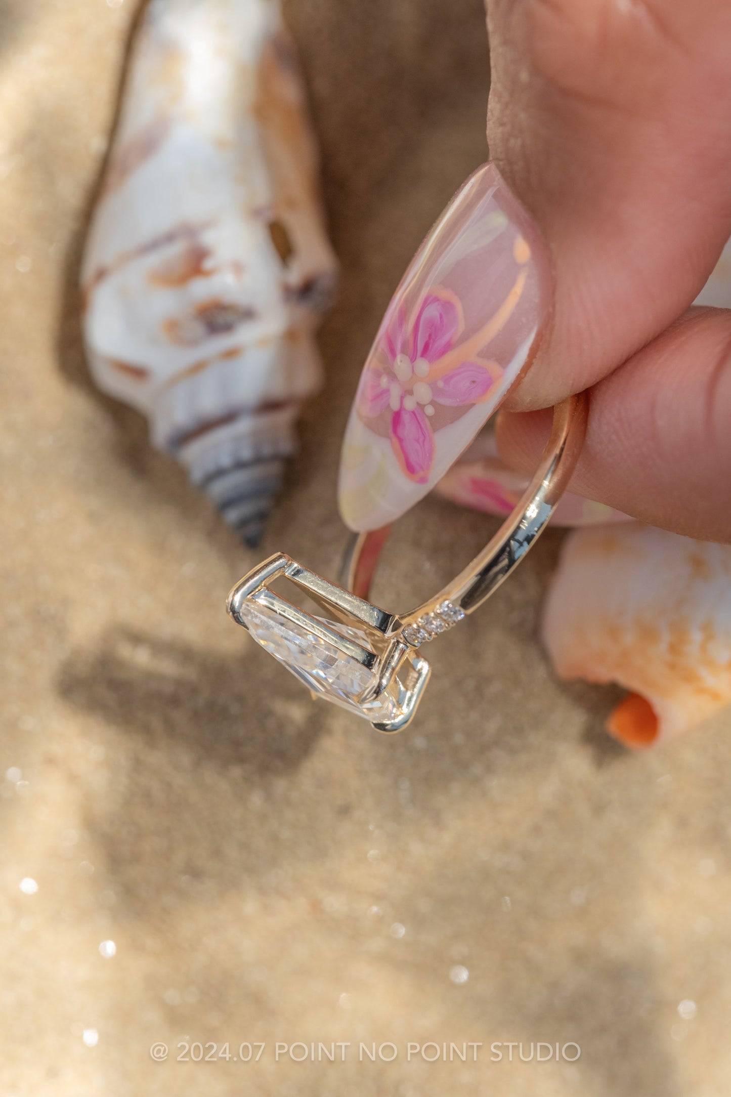 Kite Lab Diamond Engagement Ring, Jules Setting