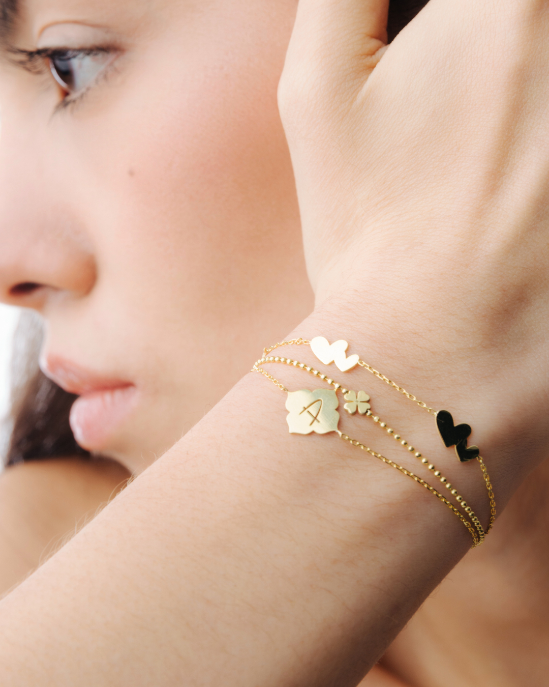 Two Hearts Bracelet