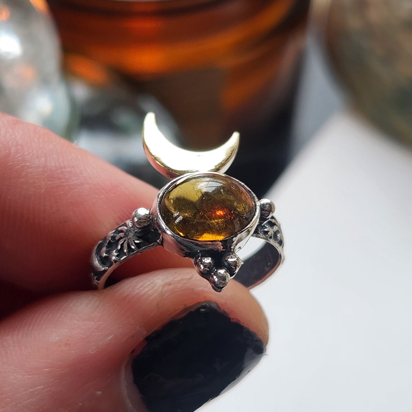 Size 9.75, Golden Light Tourmaline
