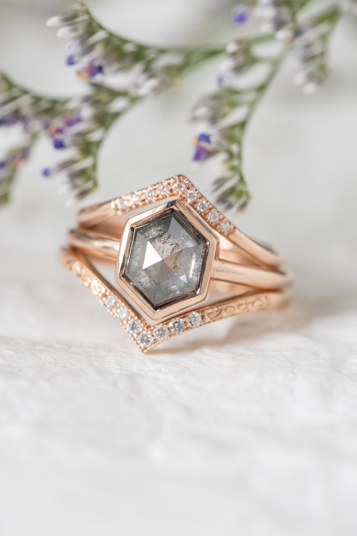 Vivian Wedding Ring, 9 Diamond