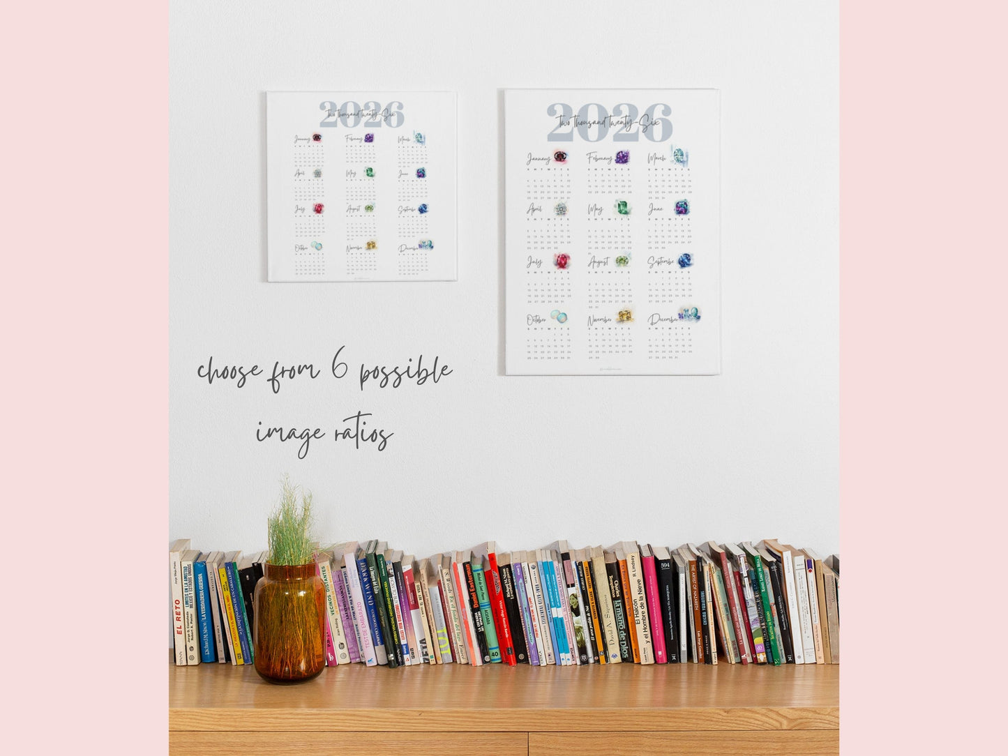 2026 Birthstone Calendar Printable