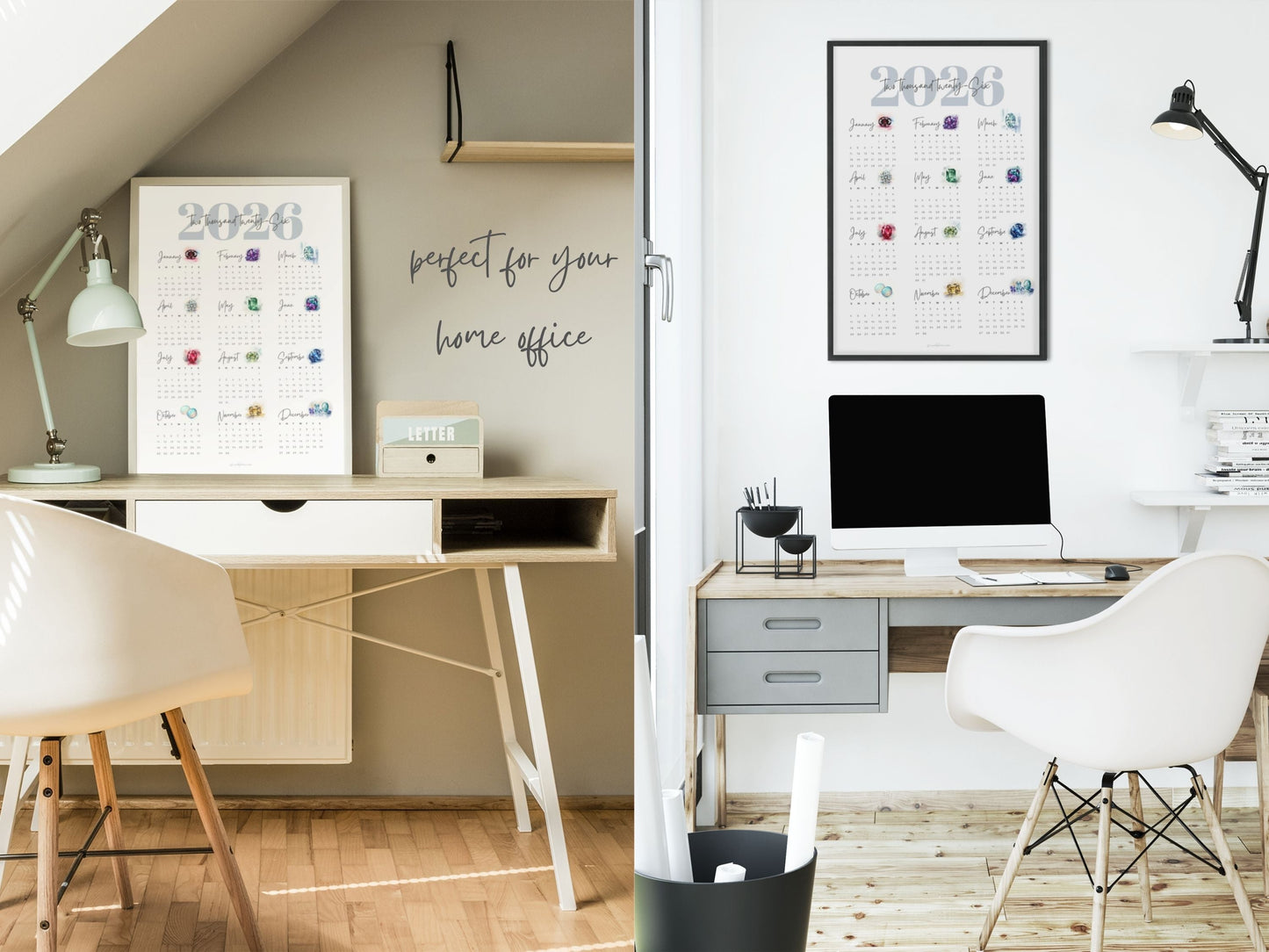 2026 Birthstone Calendar Printable