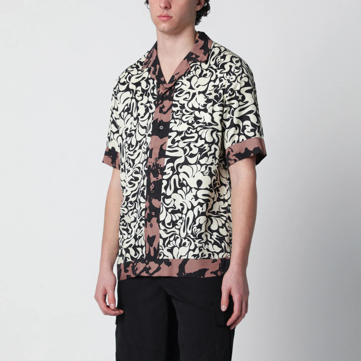 Dries Van Noten - Shirt with Graphic Squiggle print