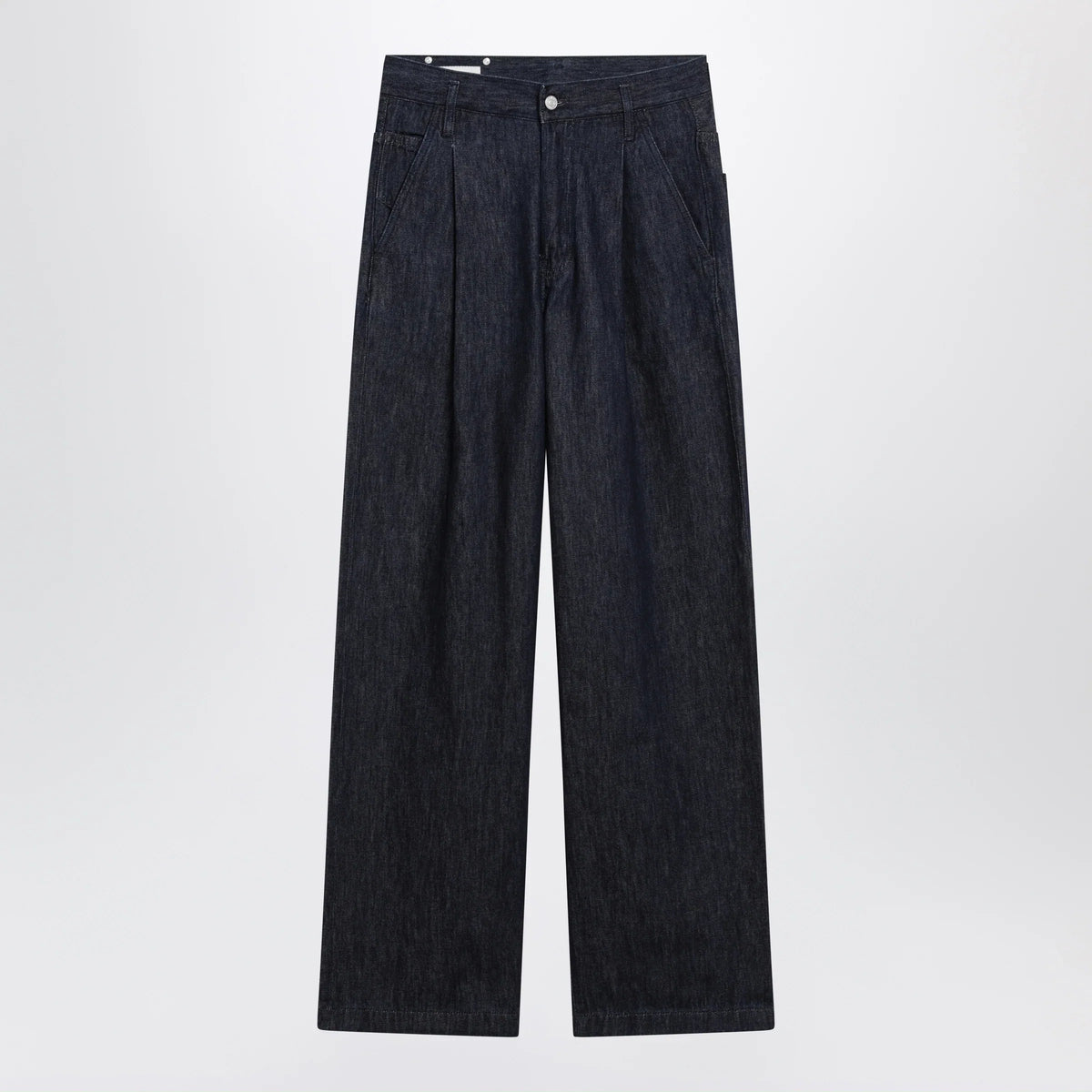 Dries Van Noten - Wide-leg indigo blue jeans