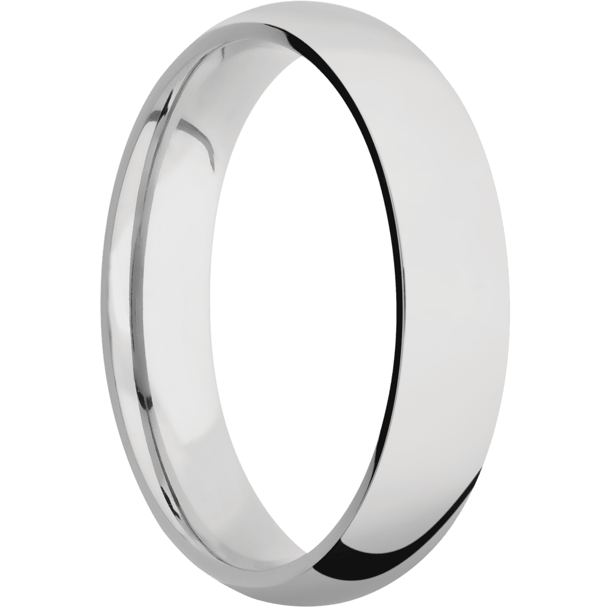 14K White Gold + Polish Finish