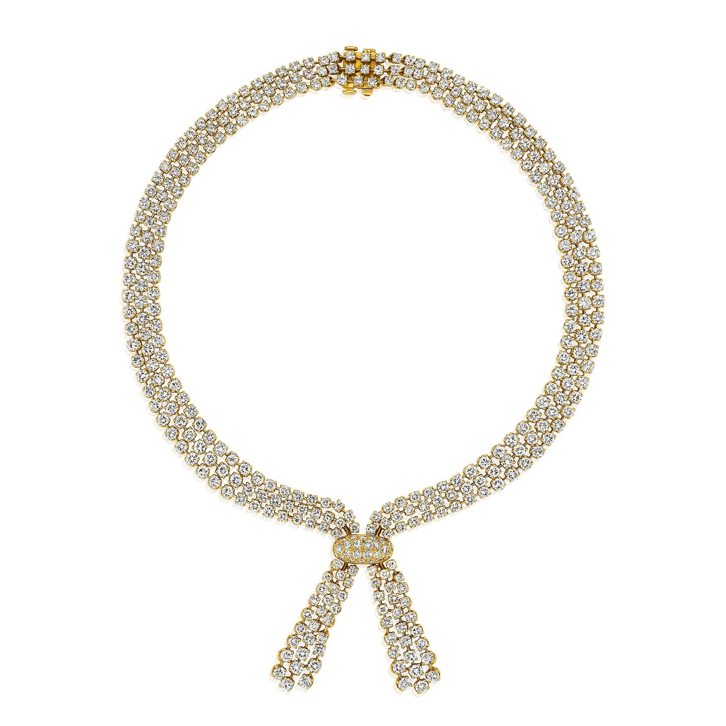 Cartier Paris Diamond Tassel Necklace