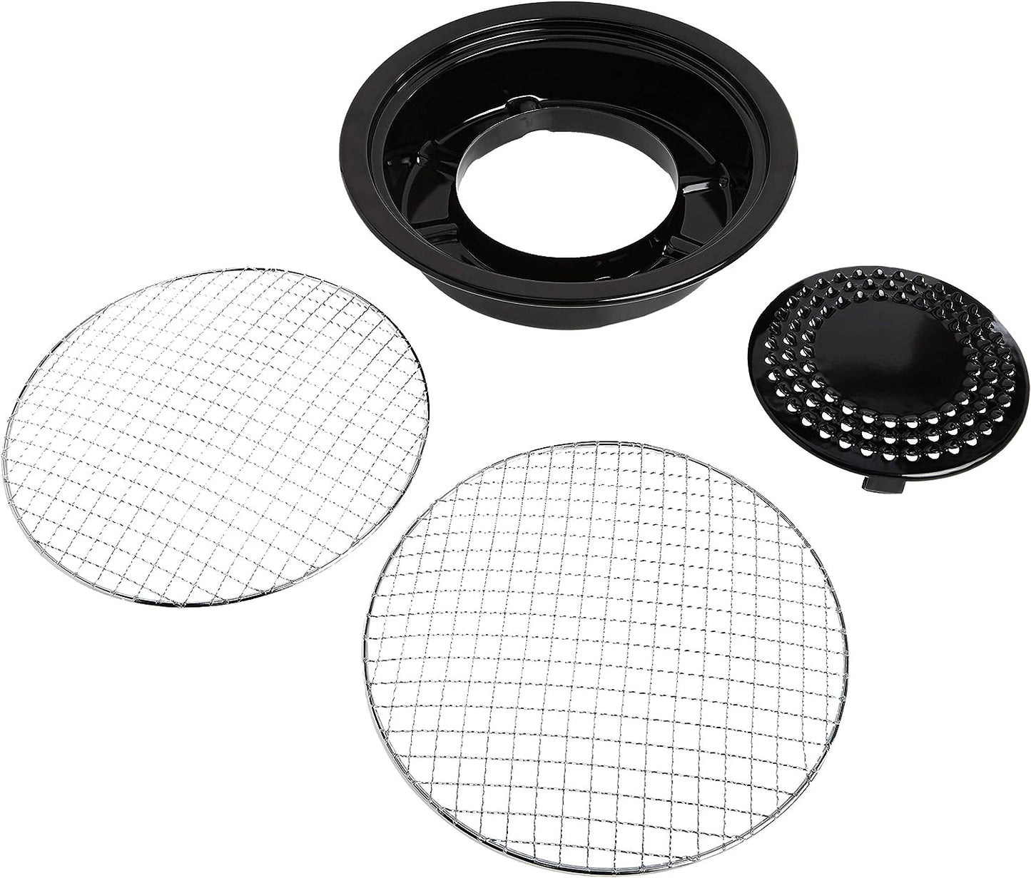 Iwatani CB-A-AMP ABURI Barbecue Net Grill Plate Portable Lightweight Large Grill Steel Plate With 2 ABURI Grill Screens For Outdoor Indoor Camping Travel Use Original Made in Japan