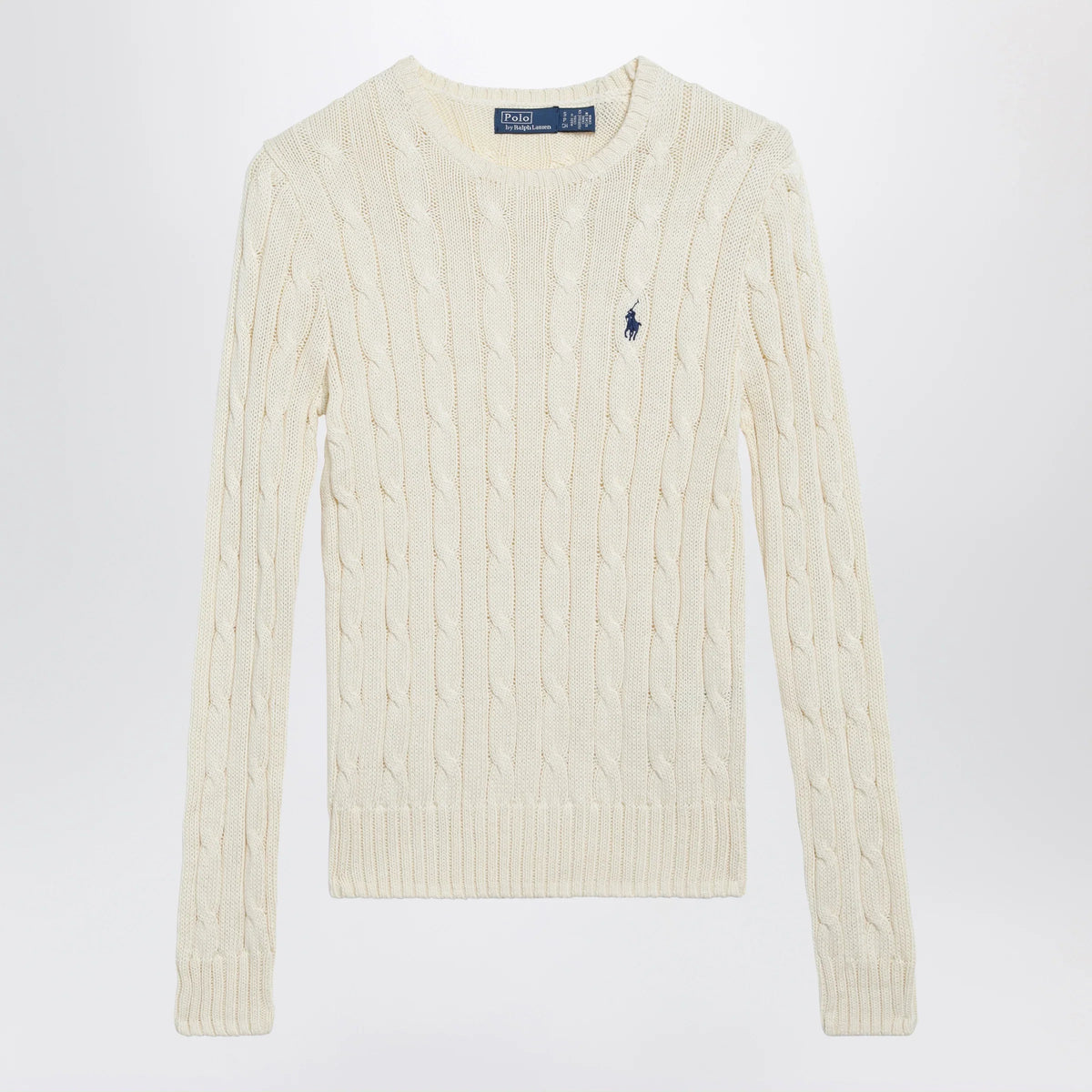 Polo Ralph Lauren - Cream cable-knit cotton sweater