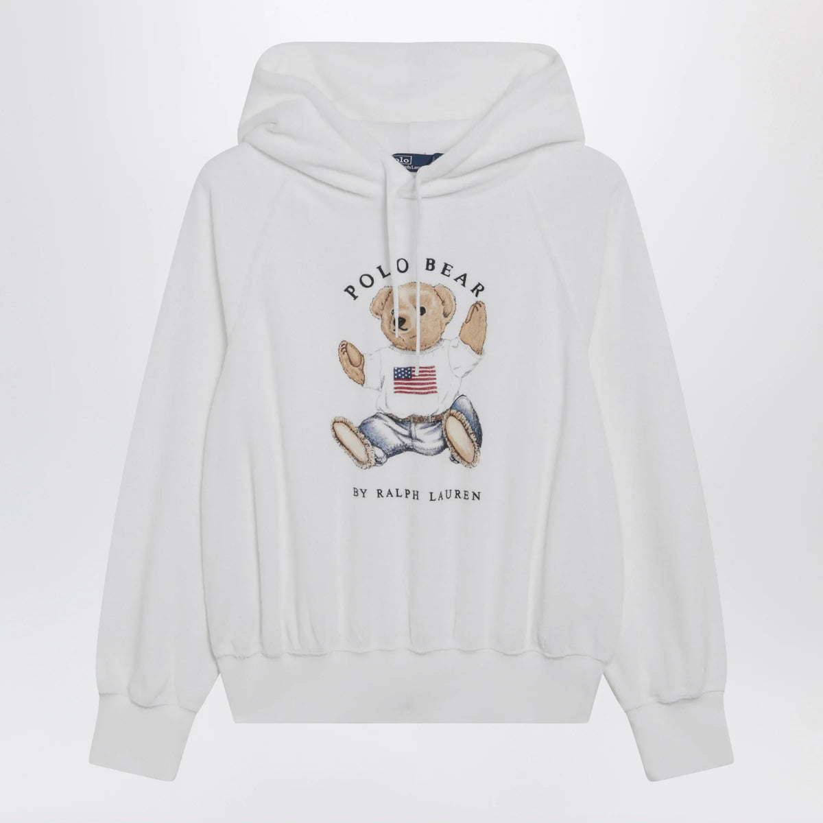 Polo Ralph Lauren - White Polo Bear chenille sweatshirt