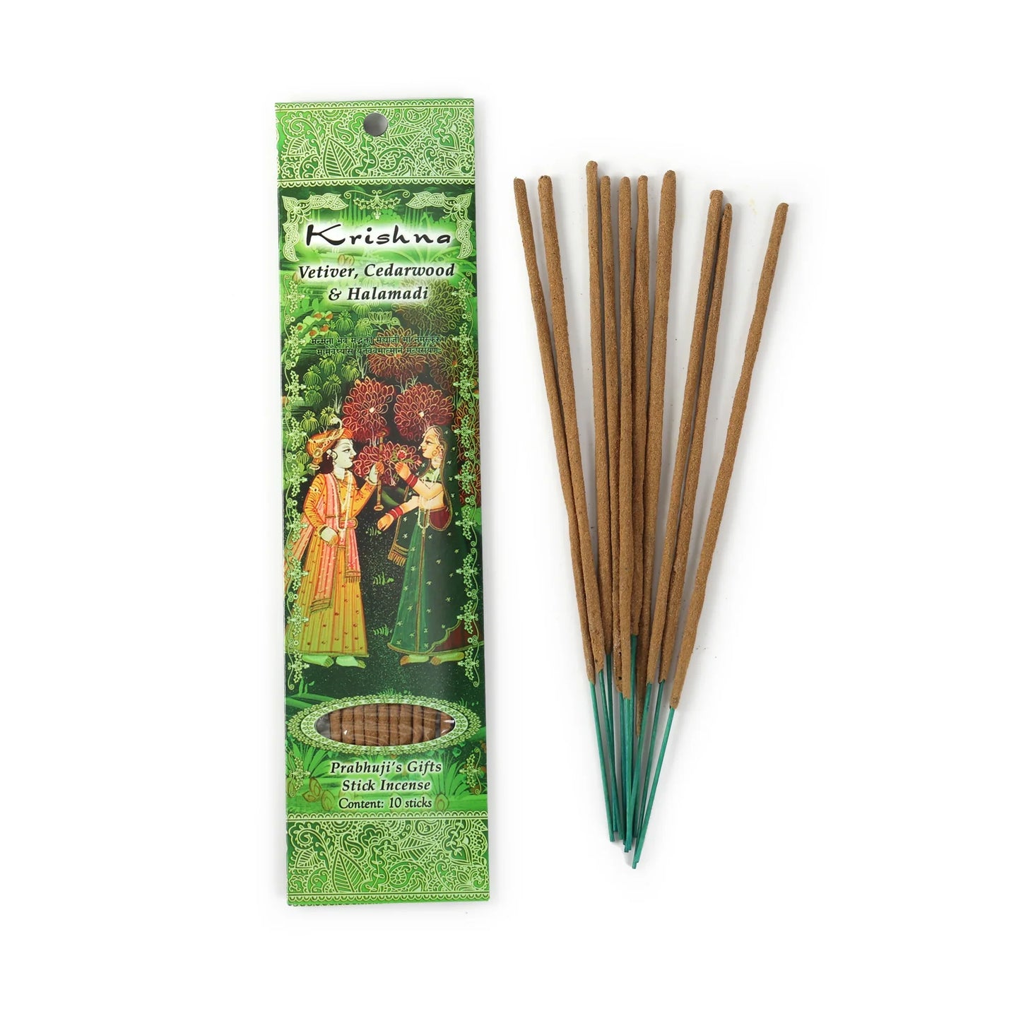 Krishna (Vetiver, Cedarwood, and Halamadi) Incense