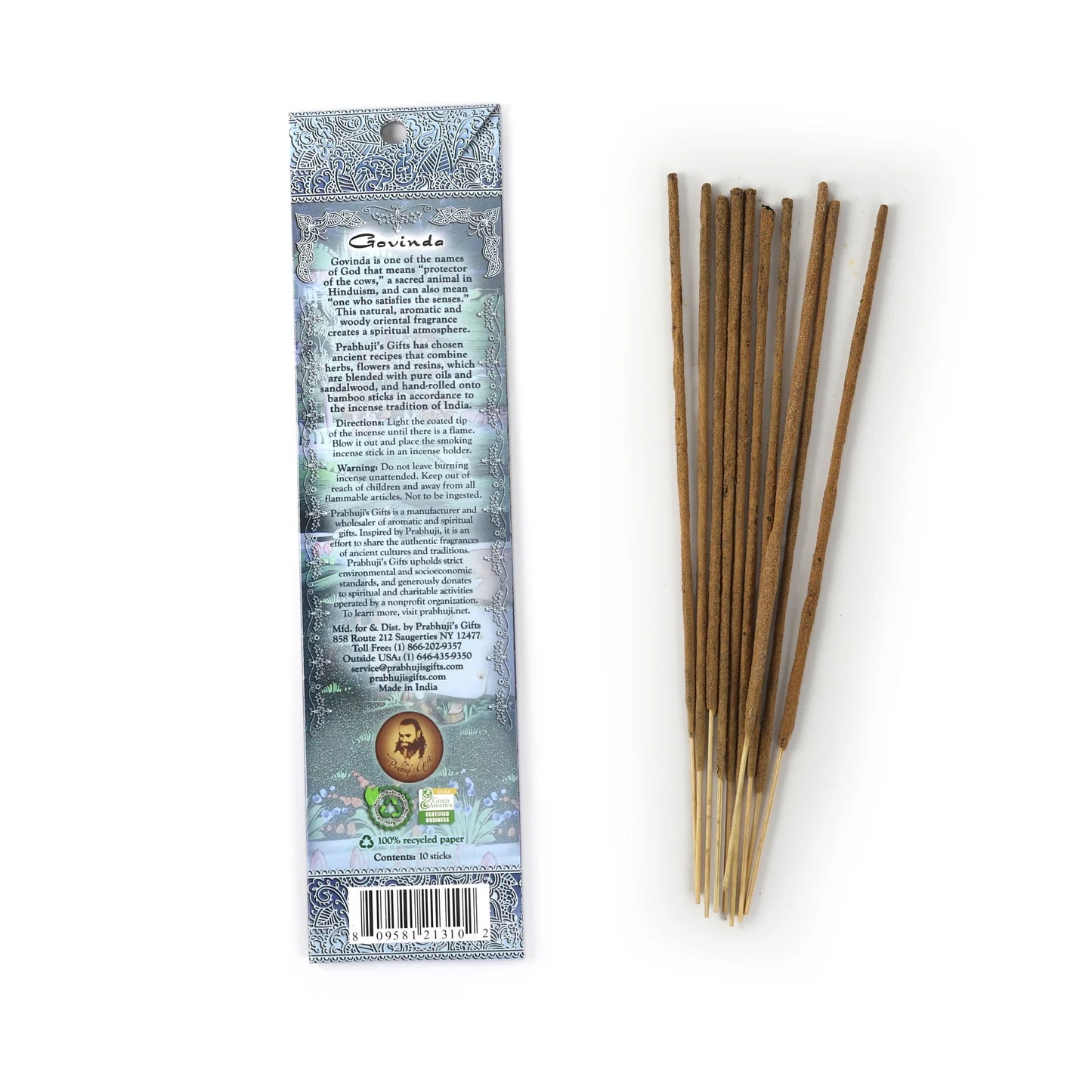 Govinda (Sandwood, Sage and Lavender) Incense