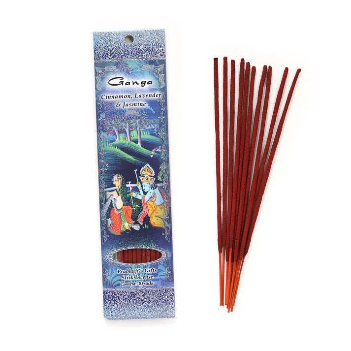 Ganga (Cinnamon, Lavender, and Jasmine) Incense