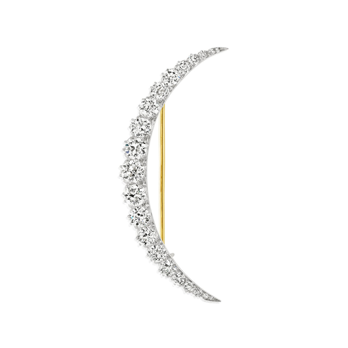 Tiffany & Co. Edwardian Diamond Crescent Brooch