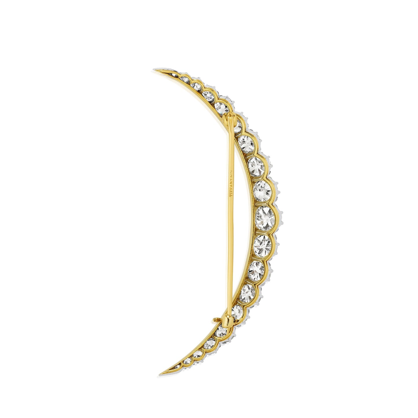 Tiffany & Co. Edwardian Diamond Crescent Brooch