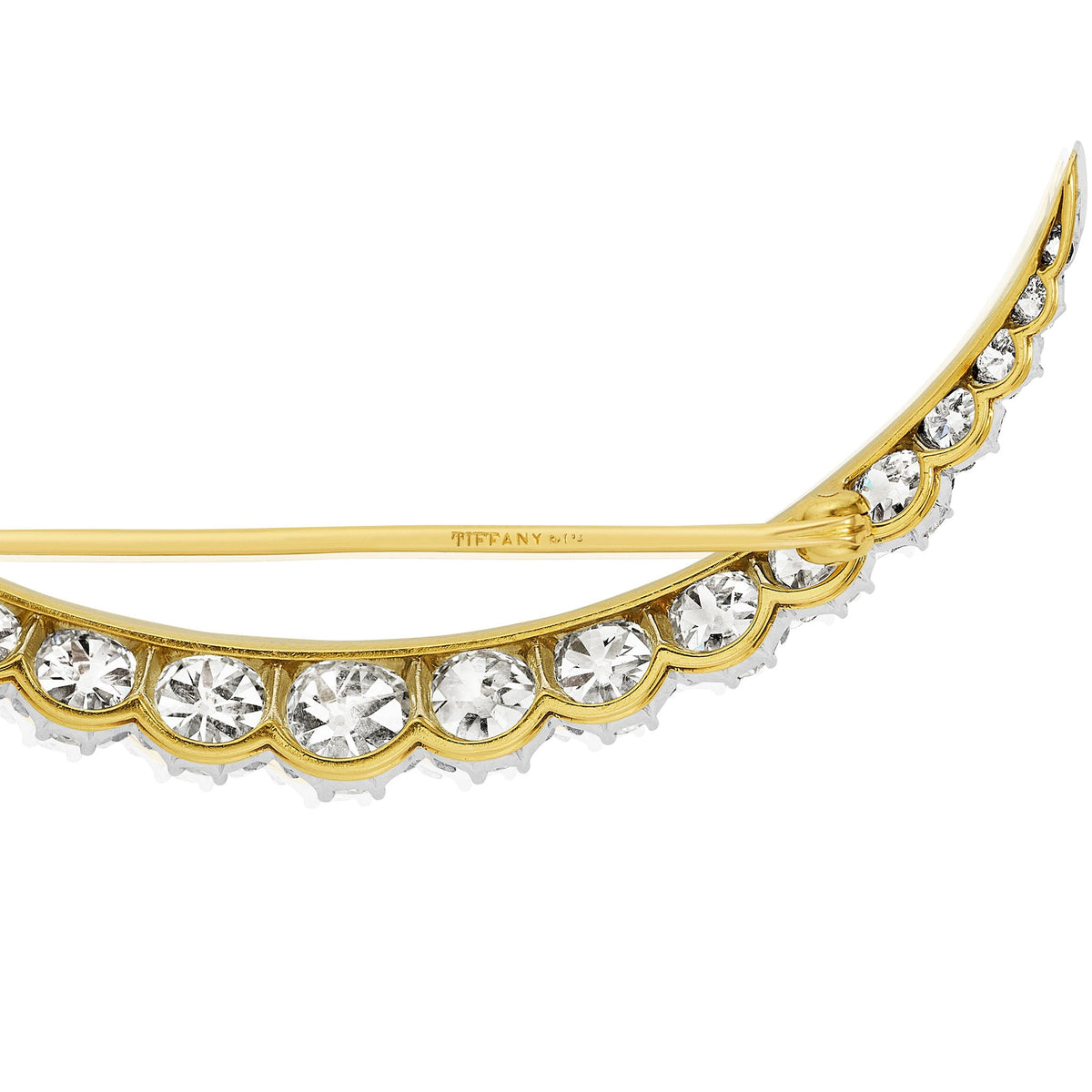 Tiffany & Co. Edwardian Diamond Crescent Brooch