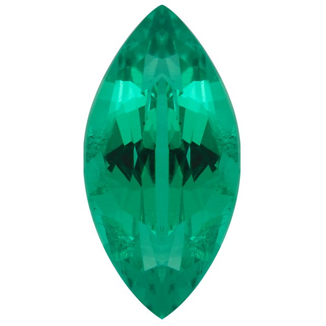 Maquise Lab Grown Emerald Loose Stone