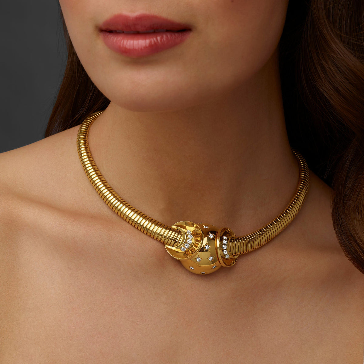 French Retro Tubogas Necklace
