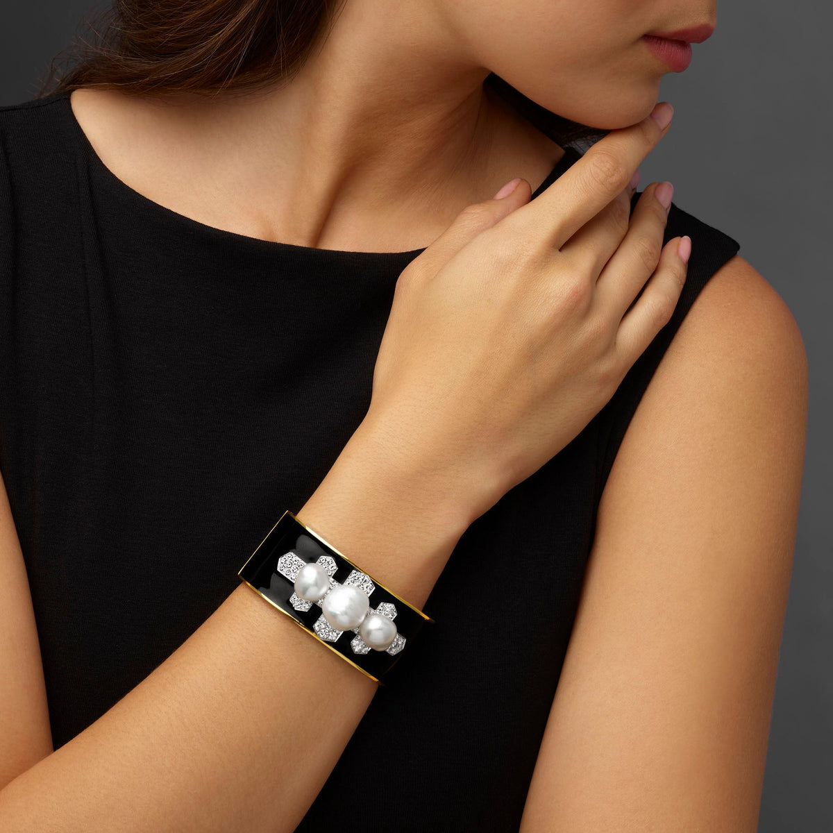 David Webb "Twilight" Cuff Bracelet